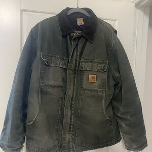 Carhartt Men's Olive Green Field Jacket